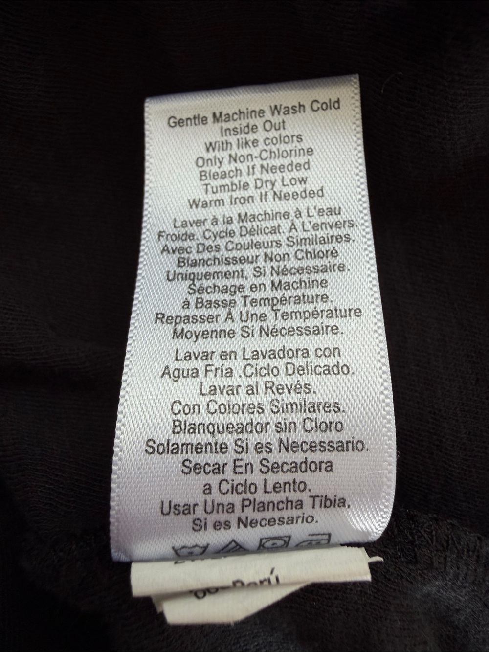 Nation LTD Paulette Tank Black Pima Cotton Ruffle Top XS - Picture 7 of 10